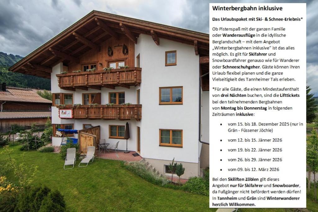 Ferienwohnungen Bauernhof Andreas Kleiner Tannheim Luaran gambar